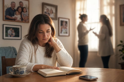 Emotionaler Konflikt zwischen Familie und Beziehung 