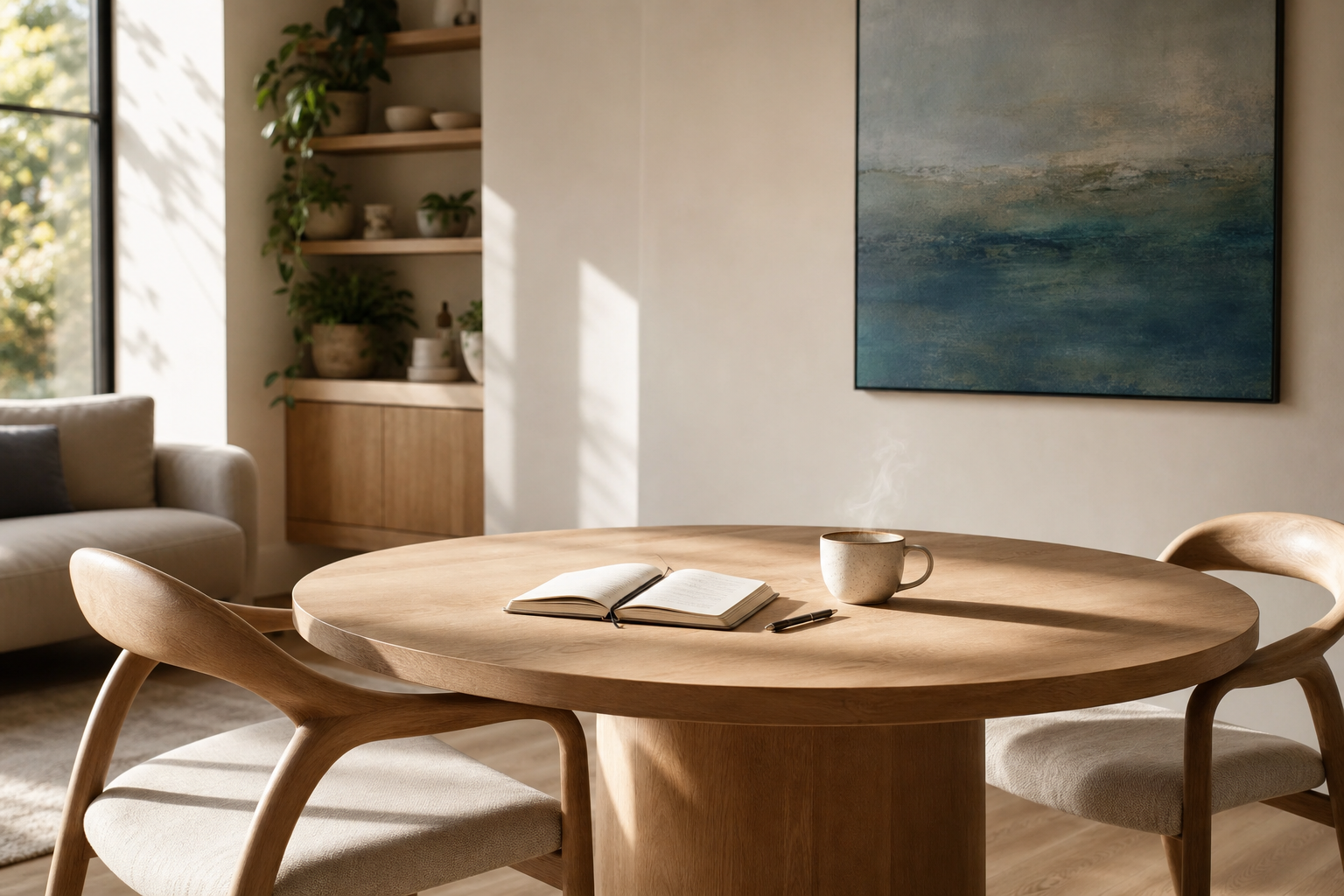 warmes, vertrautes Zimmer