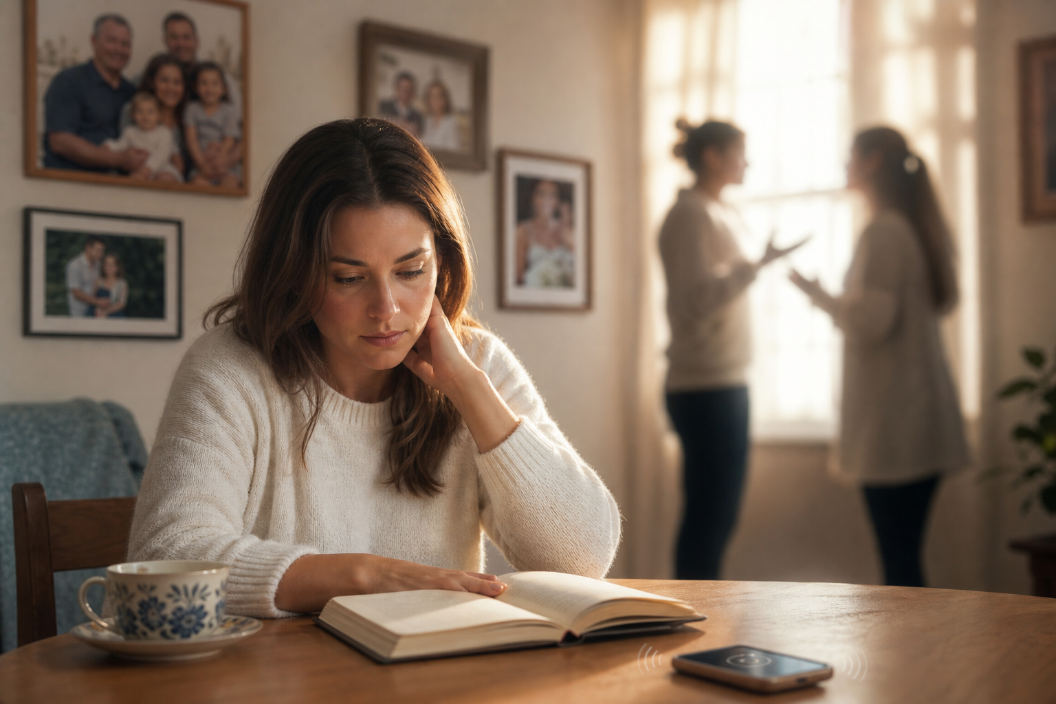 Emotionaler Konflikt zwischen Familie und Beziehung